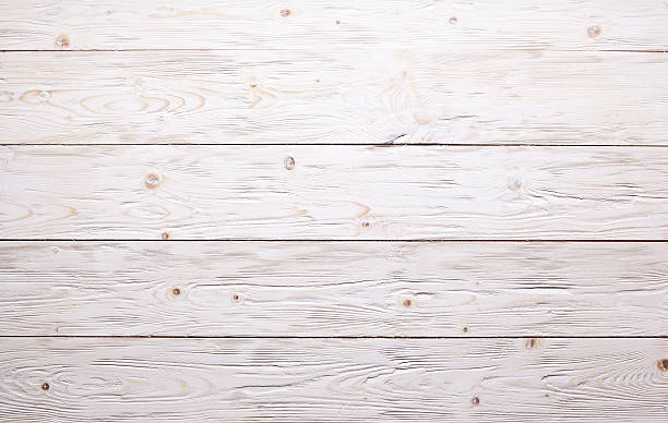 istock Old white wooden planks. 499436331