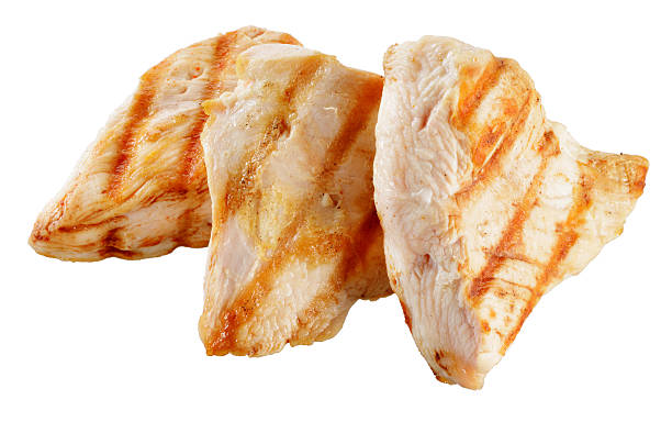 istock Slices of roasted turkish breast. 499436827