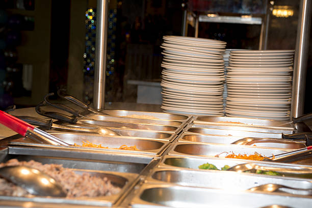Luxury Buffet in a hotel restaurant.