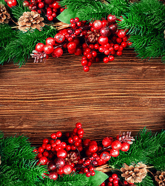 istock Christmas berries and spruce branch 499437385