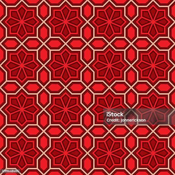 Octagonal Motif Octagonal Geometric Pattern Stock Illustration - Download Image Now ...