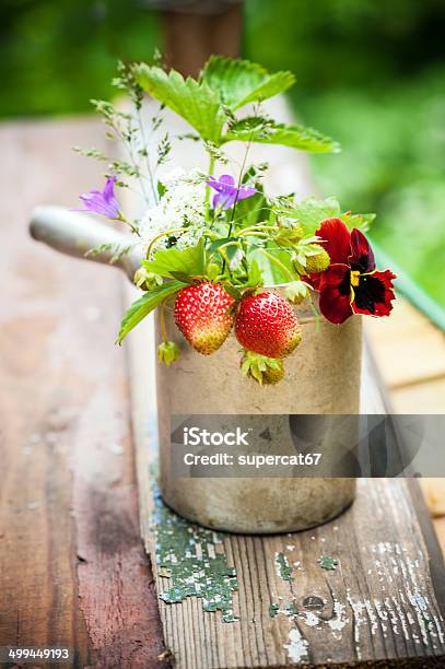 Summer Bouquet Stock Photo - Download Image Now - Dessert - Sweet Food, Berry Fruit, Botany