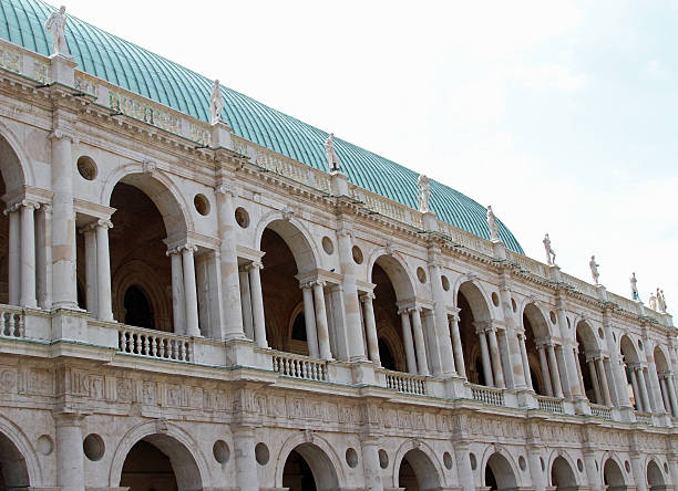 istock majestic Basilica Palladiana with classical-style columns in Pia 499449367