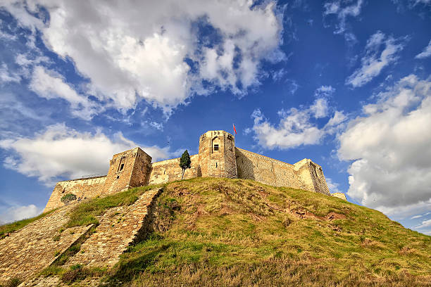 Antep castle.. Gaziantep Citadel, also known as the Kale, located in the centre of the city displays the historic past and architectural style of the antep city gaziantep province stock pictures, royalty-free photos & images