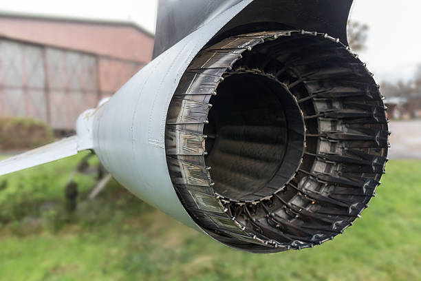 istock jet fighter close up from behind 499450172