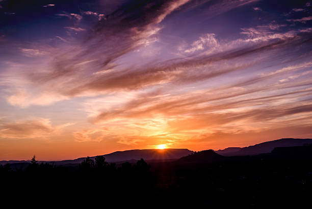 istock Sunset on the Desert Mountains 499450584