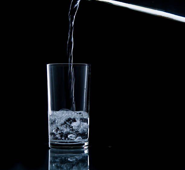 istock Pouring water on glass 499452741