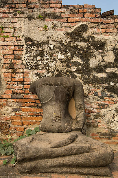 istock Buddha statue in ruin on Ayutthaya in Thailand. 499453313