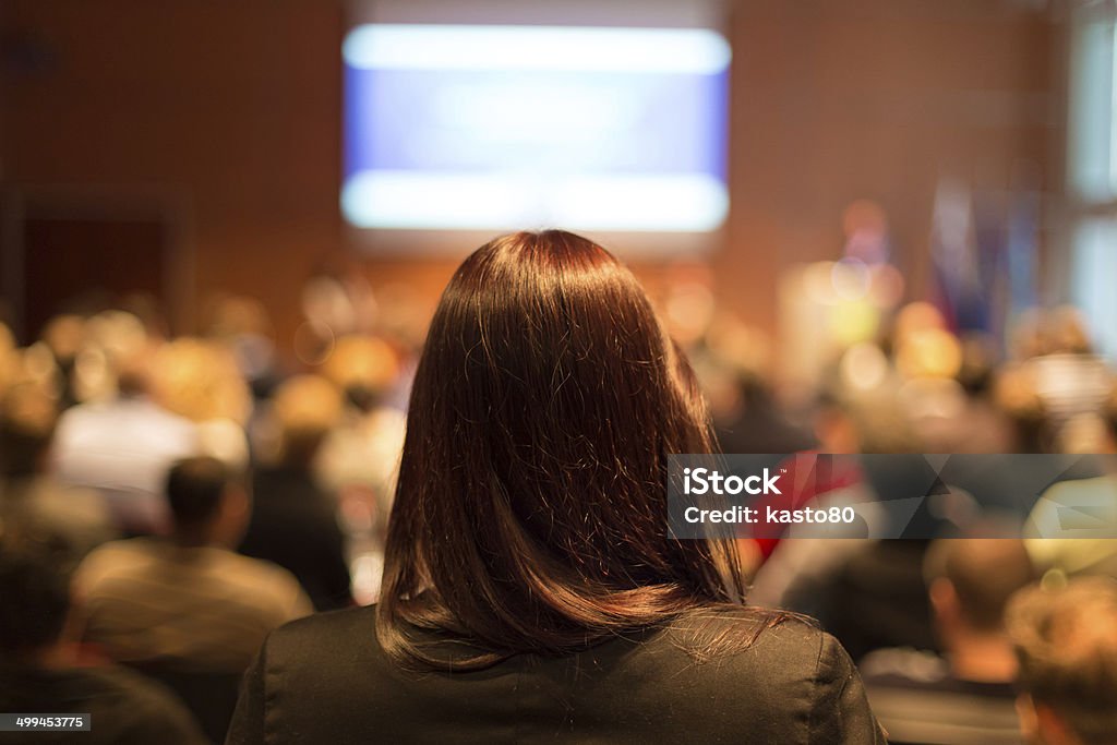 Publikum bei der Konferenzsaal. - Lizenzfrei Präsentation - Rede Stock-Foto