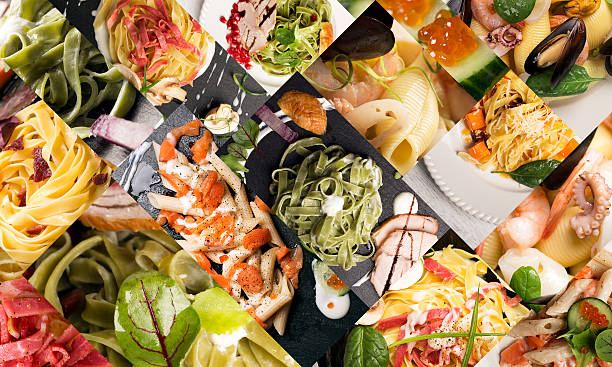 istock different photos of Italian pasta 499454132