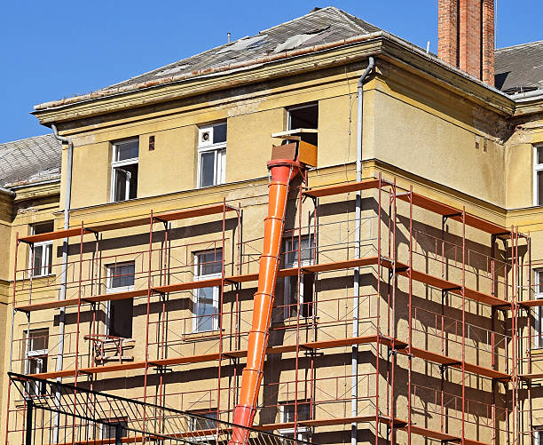 istock Restoration of an old building 499457202