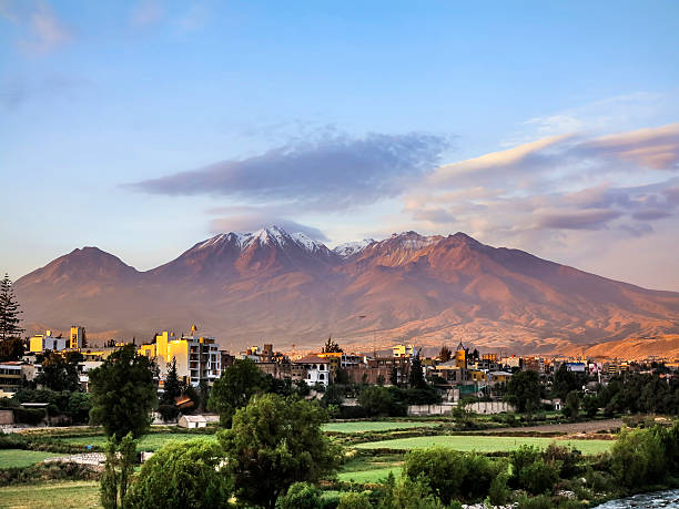 istock Arequipa, Peru with its iconic volcano Chachani 499457814