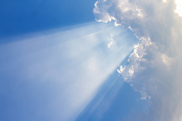 istock Beam of light and the clouds 499458424