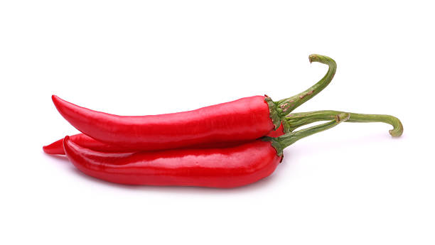istock Red chili pepper isolated on a white background 499459226