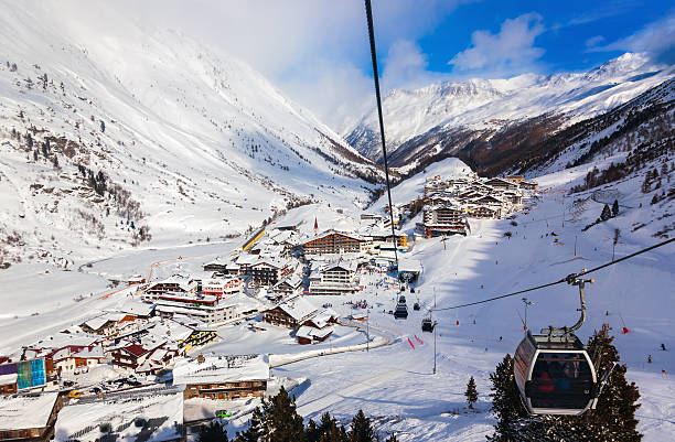 istock Mountain ski resort Obergurgl Austria 499460574