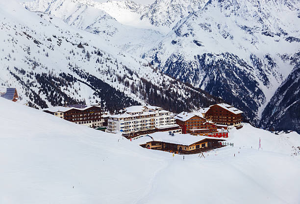 istock Mountains ski resort Solden Austria 499462152