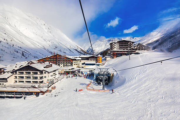 istock Mountain ski resort Obergurgl Austria 499462282