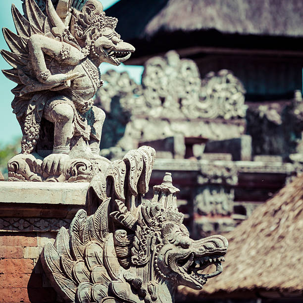 Temple in Bali, Indonesia on a beautiful sunny day