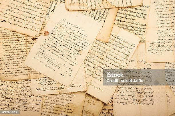 Vintage Letters Stock Photo - Download Image Now - Old, Letter - Document, Handwriting