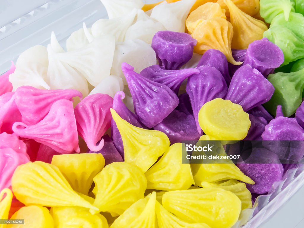 Colorati Thai dessert - Foto stock royalty-free di Affilato