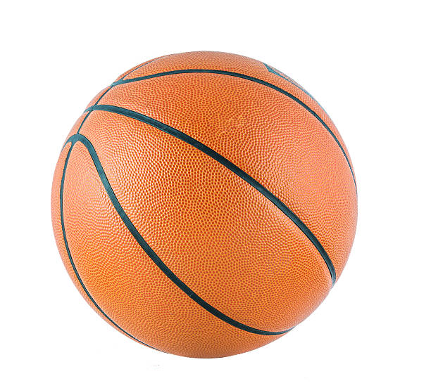 istock Ball for the game in basketball isolate 499464321