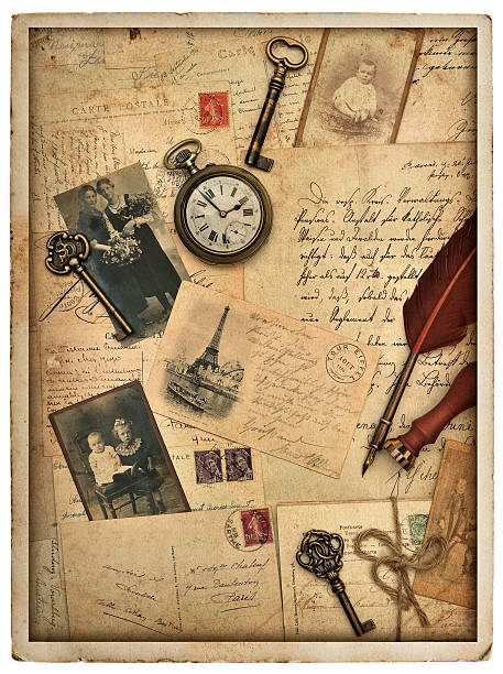 istock nostalgic vintage styled background with old photos 499466793