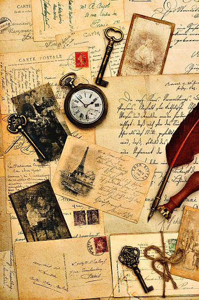 istock old post cards, letters and photos 499466799