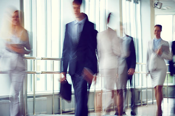 istock Walking business people 499478276