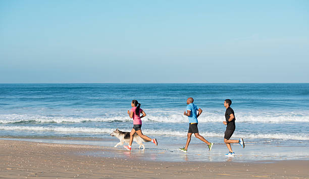 istock Athletic people running outdoors. 499482252