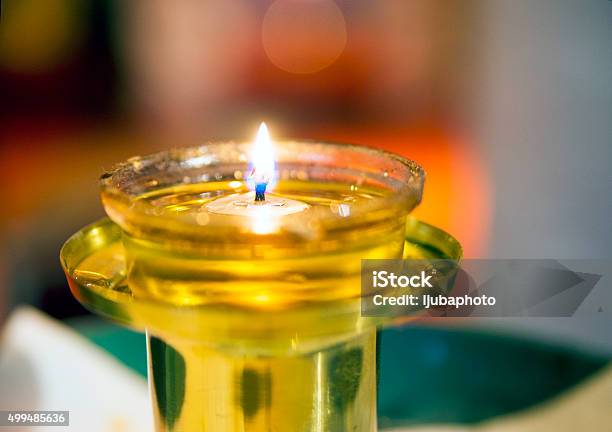 Lamp For Prayingicon Lamp In Church Stock Photo - Download Image Now - Indoors, Synagogue, 2015