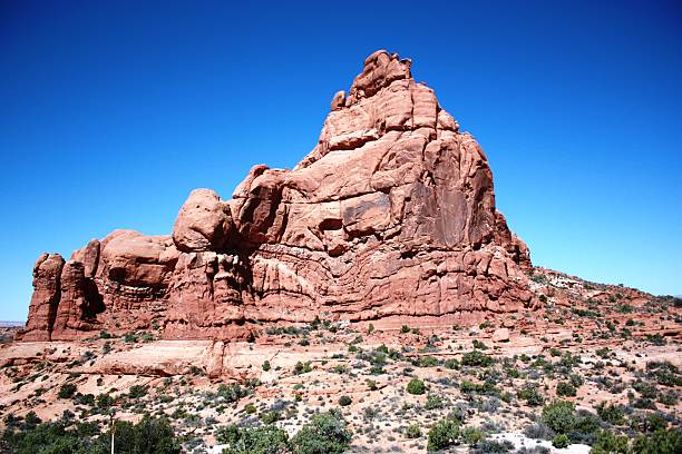 istock Windows Rim Trail in Arches National Park bizarre red rocks 499487716