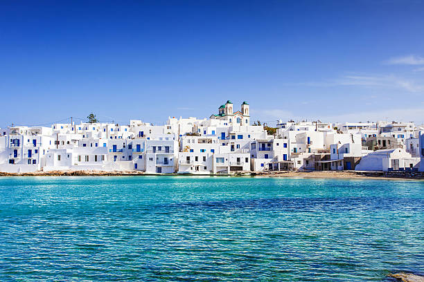 paros island, grécia - scenics multi colored greece blue - fotografias e filmes do acervo