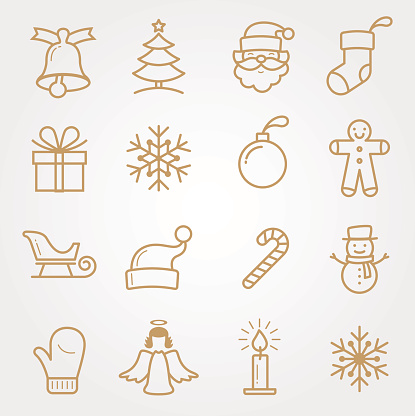 SET Holiday and Christmas Icons