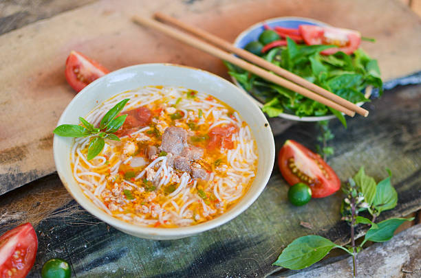 istock Bun rieu, a kind of vietnamese noodle soup 499489940