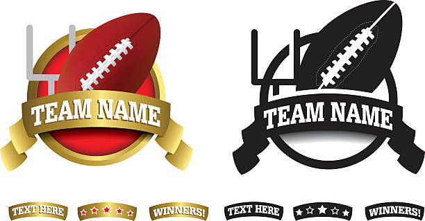 istock Badge, symbol or icon on white for american football 499492051