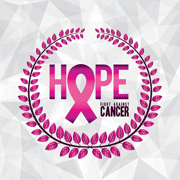 癌デザイン - breast cancer women breast cancer awareness ribbon pink点のイラスト素材／クリップアート素材／マンガ素材／アイコン素材