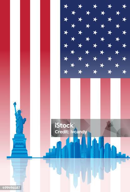 Usa - Stockowe grafiki wektorowe i więcej obrazów 4-go lipca - 4-go lipca, Abstrakcja, Amerykańska flaga