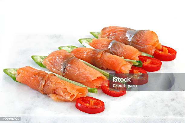 Smoked Salmon Stock Photo - Download Image Now - Appetizer, Close-up, Fillet