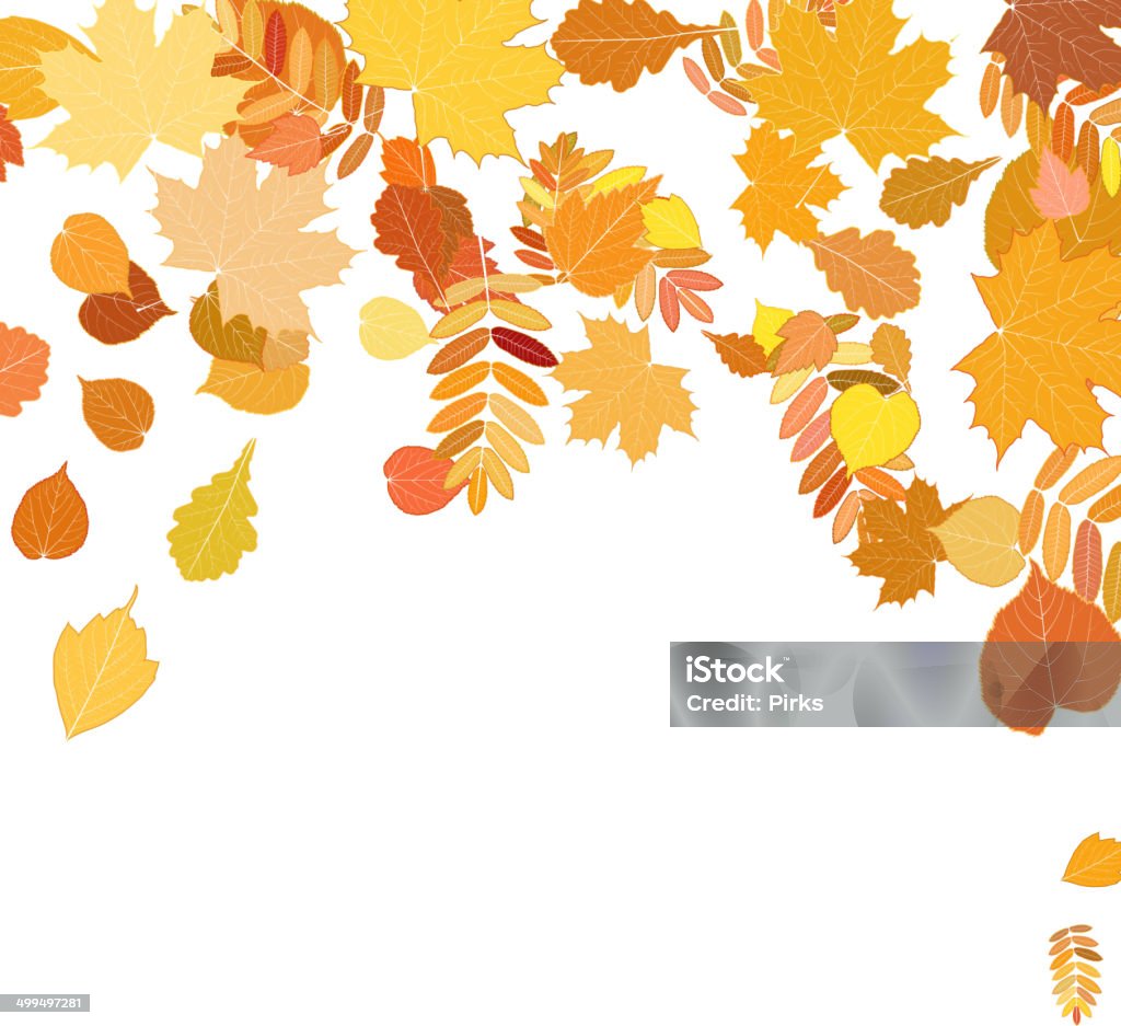 Autumn leaves falling and spinning on white. Autumn leaves falling and spinning on white. EPS10 Abstract stock vector