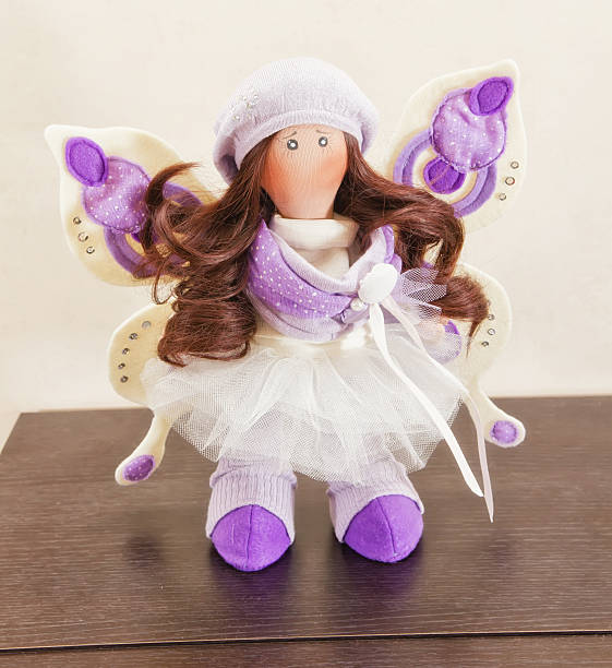 istock handmade doll with natural hair 499508856