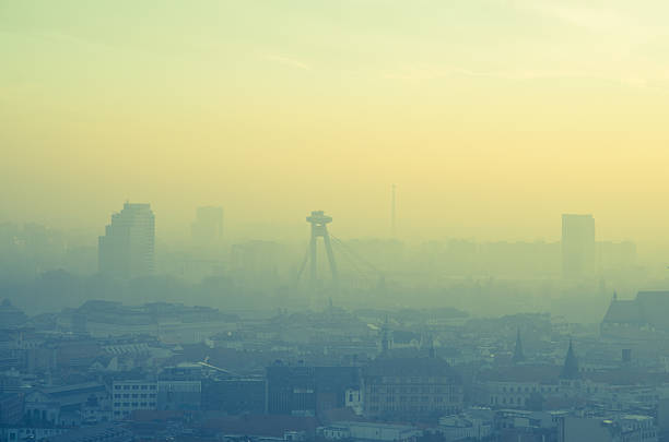istock views to misty Bratislava 499511054