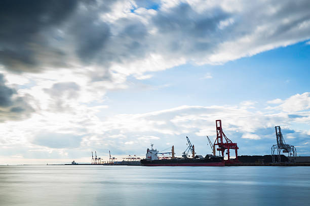 Port of Osaka in Sunset, Japan