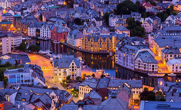 istock Cityscape of Alesund - Norway 499512838