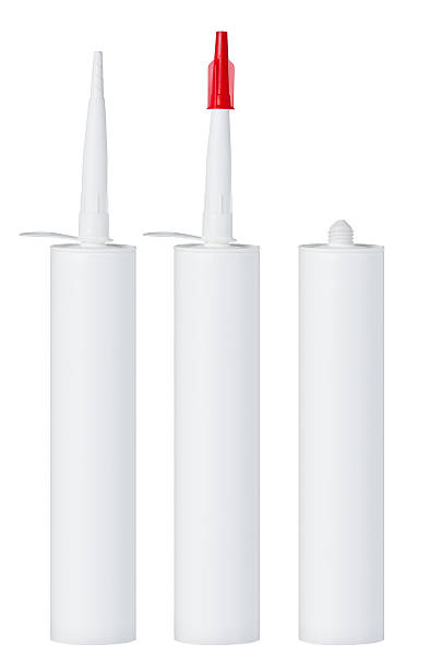 istock Clean blank sealant tube, open and closed 499513216