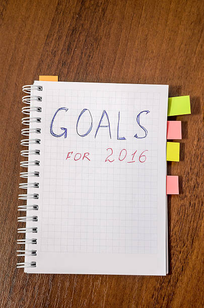 istock goals of year 2016 write on notebook on wooden background 499514338