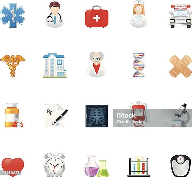 Hico Symbole Medizin Stock Vektor Art und mehr Bilder von Arzt - Arzt, Bibliothek, Blut