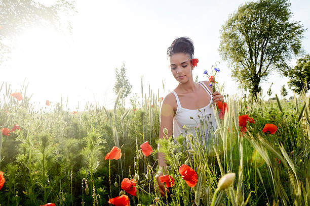istock woman picking bouquet 499518165