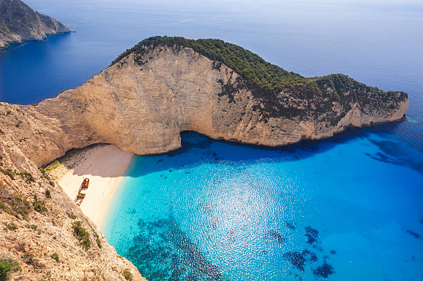 istock Navagio Beach Shipwreck, Zakynthos Greece 499520696