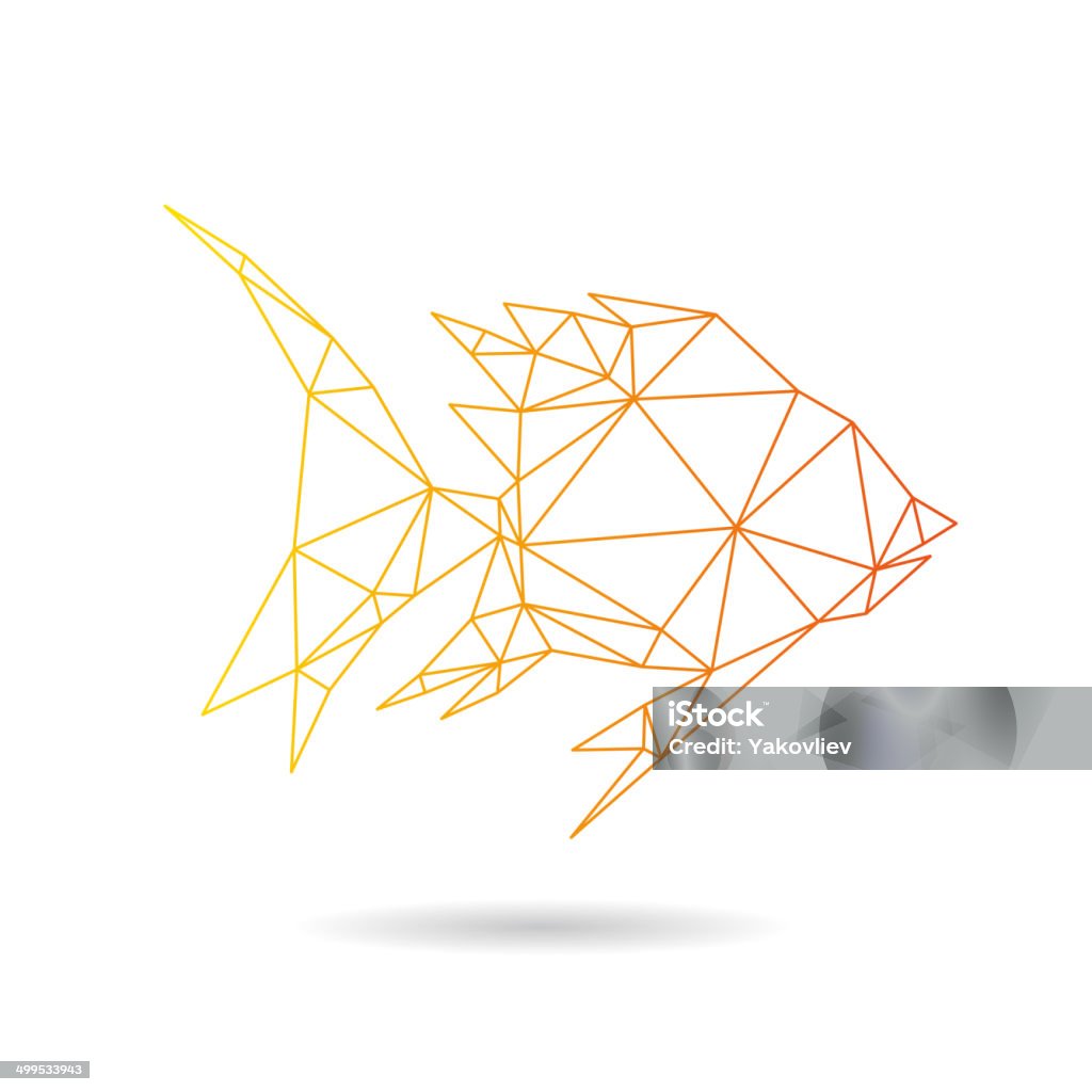 Fish Vector Abstract Fish Abstract Isolated On A White Backgrounds Stock Illustration ...