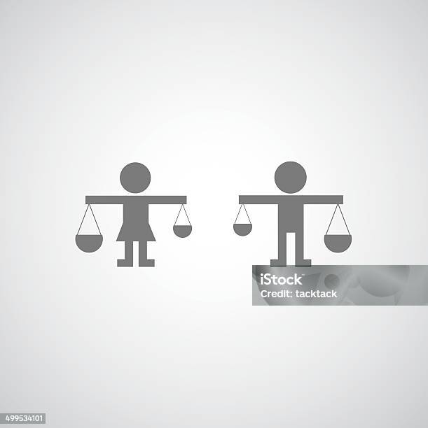 Justice Icon Stock Illustration - Download Image Now - Acquittal, Adult, African Ethnicity